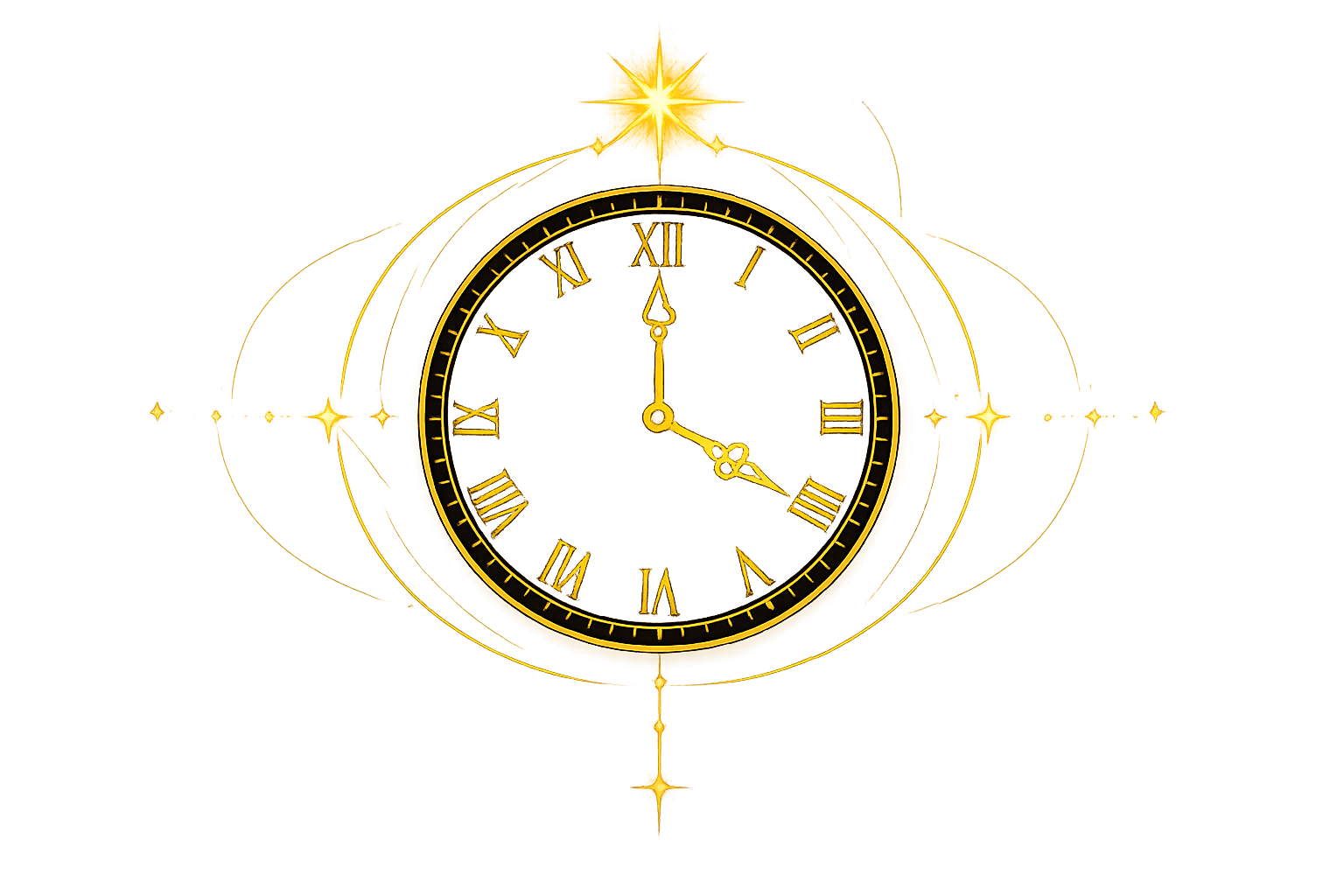 Reloj dorado